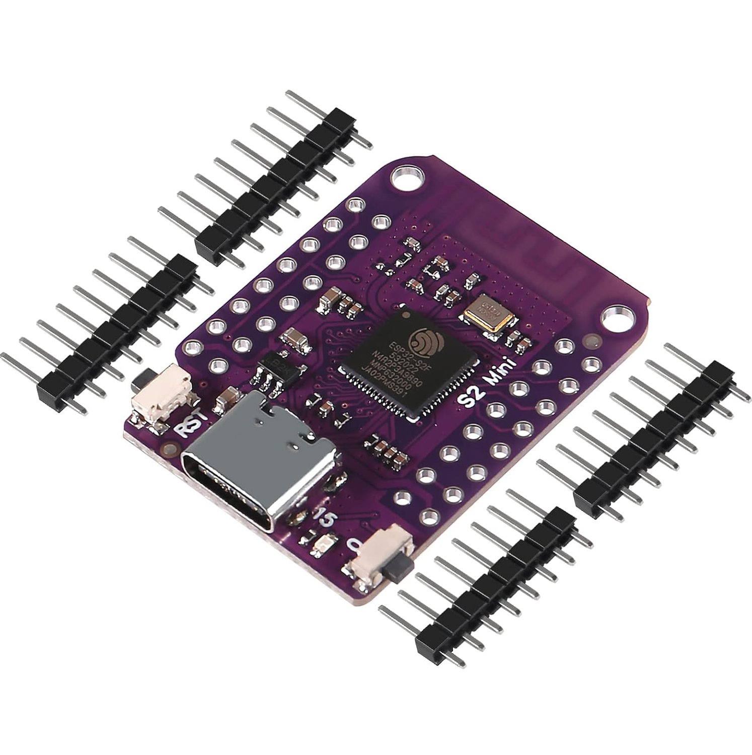 لوحة التطوير S2 Mini V1.0.0 ESP32-S2 هي لوحة مدمجة وعالية الأداء مزودة بذاكرة فلاش 4MB و2MB PSRAM، مثالية لتطوير أجهزة إنترنت الأشياء والأجهزة الذكية والنماذج الأولية. image