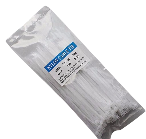 شناطات اسوار عدد 100 قطعة بطول 200 ملم وعرض 3 ملم image