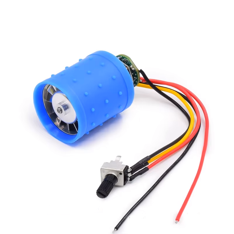 ماطور برشلس صغير عالي السرعة من الالمنيوم يعمل بفولتية من 7 الى 24 مع متحكم image