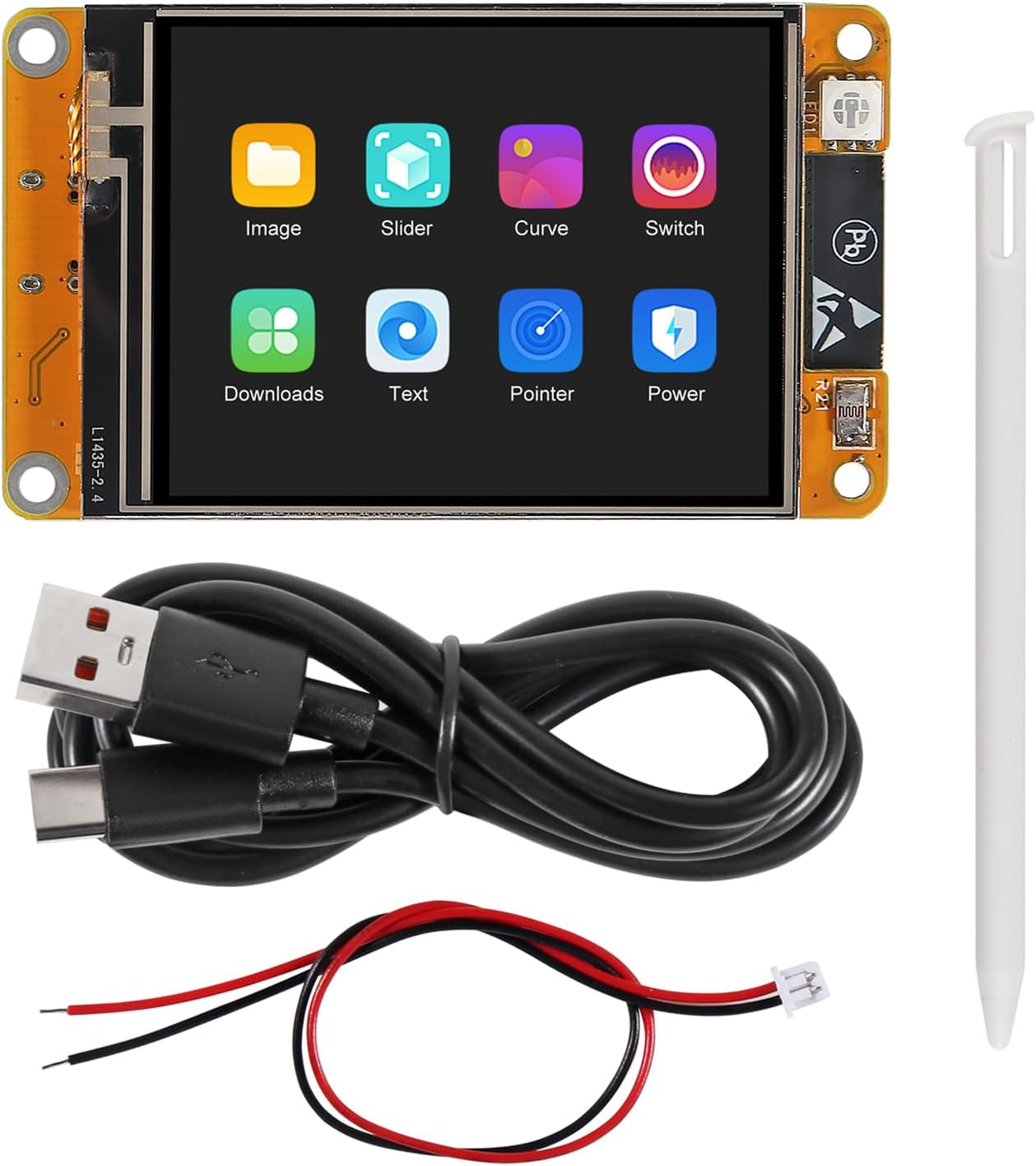 بورد تطويري من شركة اي اس بي 32 مع شاشة لمس حجم 2.4 انج image