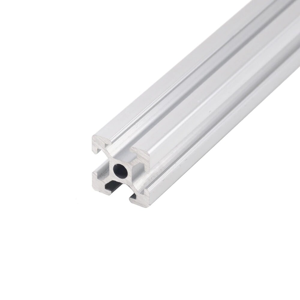 بروفايل مقطع المنيوم بابعاد 20*20 ووطول 2متر يستخدم في صناعة الهياكل الميكانيكية الخاصة بالمكائن مثل ال سي ان سي image