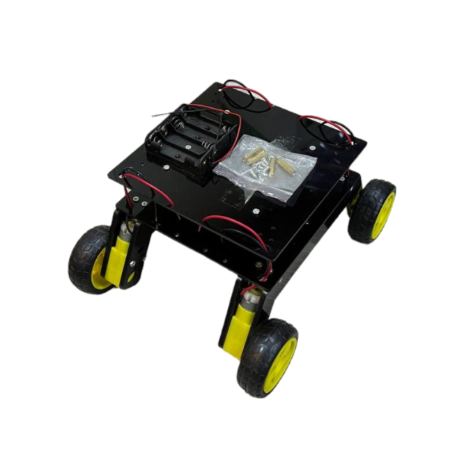 هيكل سيارة عالي اسود رباعي المحركات image