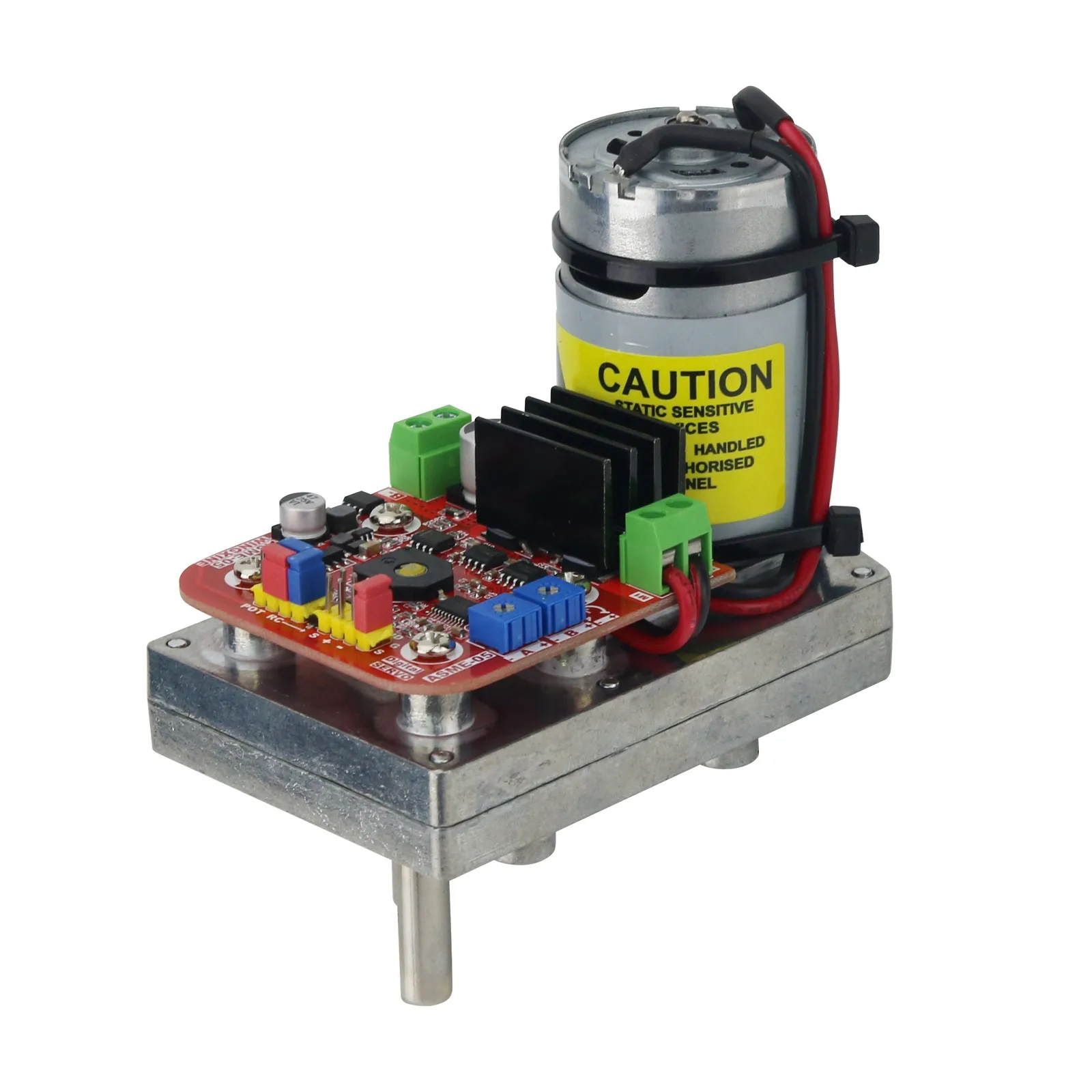 محرك سيرفو عالي العزم 380 كغم للسم يعمل بفولتية 12 الى 24 مع دشالي حديد image