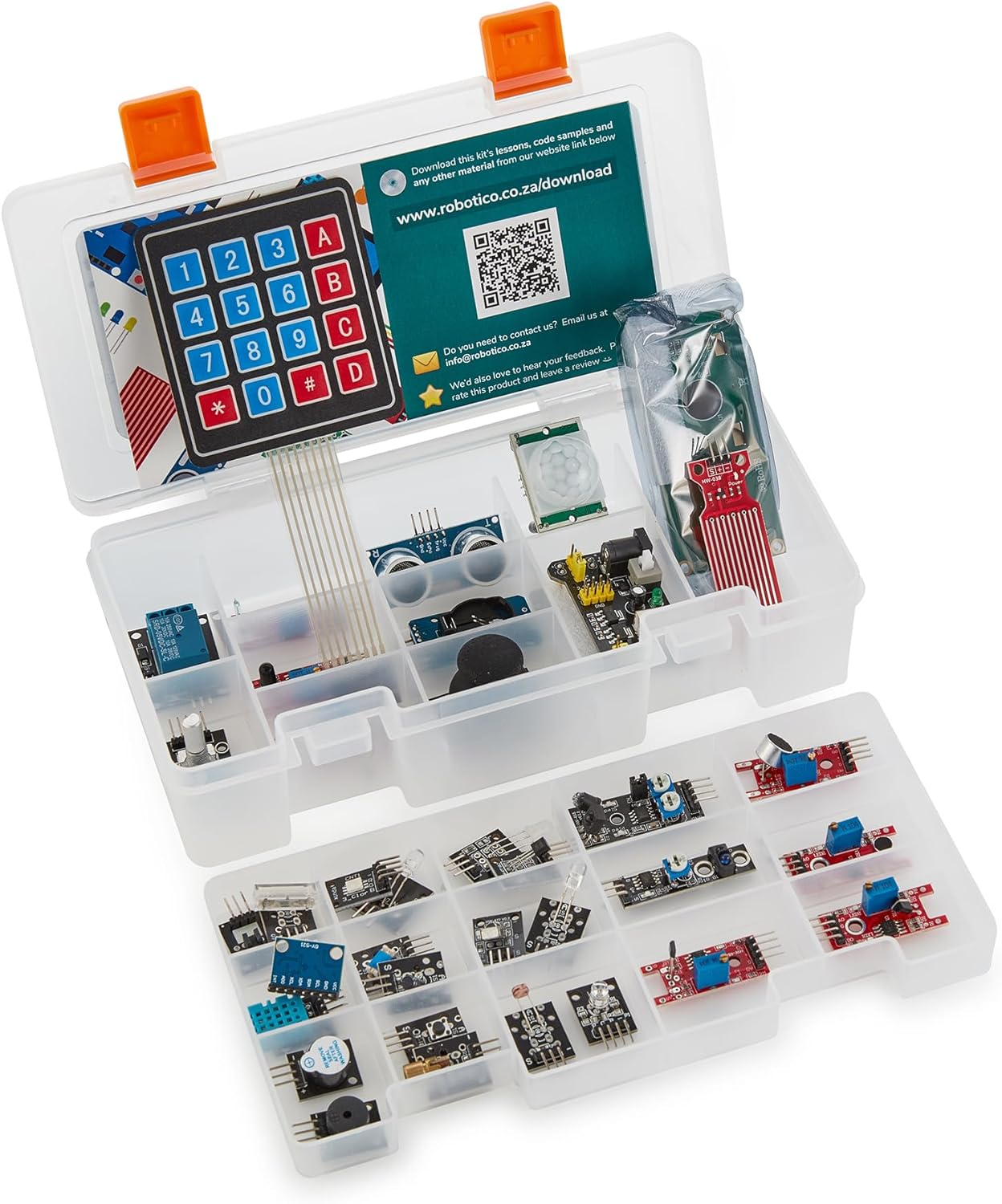 كت سنسرات 37 قطعة النسخة الثانية مع علبة بلاستك مستويين image