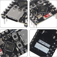 لوحة تطوير ESP32C3 Super Mini هي حل صغير وقوي لإنترنت الأشياء مع دعم WiFi و Bluetooth 5.0 وواجهات متعددة، مثالية للمشاريع المدمجة والذكية. image