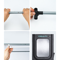 علبة عزل للطابعات الثلاثية حجم 100 سم * 80 سم * 100 سم image