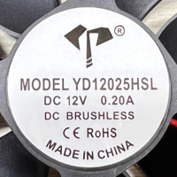 فان 12فولت حجم 120*120*25 ملم image