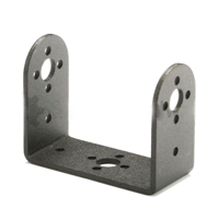 براكيت المنيوم شكل حرف يوم بطول قصير يستخدم في التعامل مع السيرفوات والروبوتات image