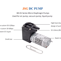 مضخة دايفرام للتفريغ الهوائي برشلس 12فولت image