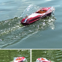 زورق مائي سريع مع التحكم بالريموت image