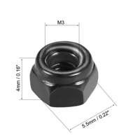 صامولة نت كاربون سيتل مصنوعة لون اسود مع خاصية القفل image