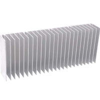 مشتت حراري هيت سنك من مادة الالمنيوم بابعاد 6سم*15سم*2.5سم يستخدم لجميع تطبيقات تشتيت الحرارة والتبريد من مجهزات القدرة والانارة الليد والتبريد بطرق البلتير الخ image