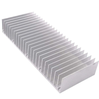 مشتت حراري هيت سنك من مادة الالمنيوم بابعاد 6سم*15سم*2.5سم يستخدم لجميع تطبيقات تشتيت الحرارة والتبريد من مجهزات القدرة والانارة الليد والتبريد بطرق البلتير الخ image