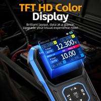 جهاز لفحص الانواع المختلفة من البطاريات من المقاومة الداخلية والفولتية image