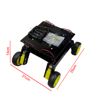 هيكل سيارة عالي اسود رباعي المحركات image