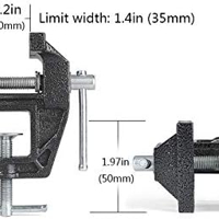 قاعدة تثبيت على الطاولة ( منكنة ) حجم الفك 35 سم image