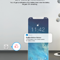 مستشعر حركة ذكي من سونوف بتقنية زيغبي image