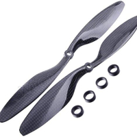 زوج مراوح كاربون فايبر حجم 12 انج بزاوية 4.5 درجة image