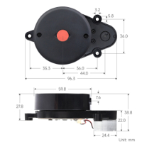 متحسس مسافة بكل الاتجاهات من شركة ويف شير بمسافة 8 متر image