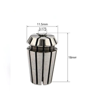 قطعة لمسك برينة السي ان سي نوع اي ار 11 وتثبت على شفت بقطر 4 ملم image