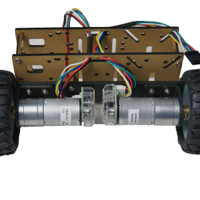 شاصي عجلتين للتوازن مع محركات تحتوي على انكودر image