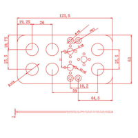 براكيت المنيوم لحمل السيرفوات فلات image
