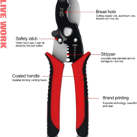 قاشطة وقاطعة وايرات طول 18سم image