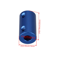 كوبلن ميكانيكي ثابت لربط شفتين قطر 6 ملم وقطر 6 ملم image