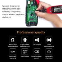جهاز فحص العناصر الالكترونية السطحية مع خاصية قياسات الفولتية لها image