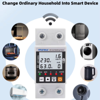 جوزة ذكية تويا 63 امبير مع خاصية الحماية من الفوليتة العالية والواطئة مع تسرب الايرث وتحليل الاستهلاك image