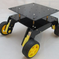 هيكل سيارة عالي اسود رباعي المحركات image