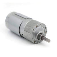 محرك ديسي كبير ذو عزم عالي يعمل على فولتية 12 فولت ويحتوي على علبة تروس بسرع مختلفة image