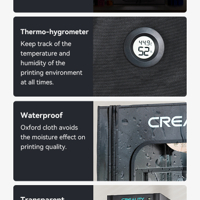 علبة عزل للطابعات الثلاثية حجم 100 سم * 80 سم * 100 سم image