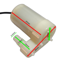 مضخة صغيرة عمودية تعمل بفولتية 3 الى 5 و قوة دفع من 80 الى 100 لتر image