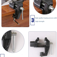 قاعدة تثبيت على الطاولة ( منكنة ) حجم الفك 35 سم image