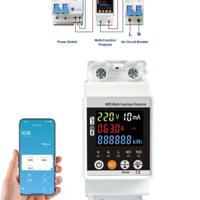 جوزة ذكية تويا 63 امبير مع شاشة كبيرة مع خاصية الحماية من الفوليتة العالية والواطئة مع تسرب الايرث وتحليل الاستهلاك image
