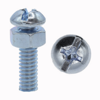 برغي مع نت حجم 3 ملم وطول 14 ملم image