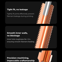 مجموعة تسخين سيراميكية لسلسلة كي 1 تدعم الطباعة السريعة حتى 300 درجة image