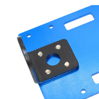 فريم سيارة ثنائة العجلة ألمنيوم ذاتية التوازن مزوّد بمحرك تيار مستمر مع علبة تروس وحساس إنكودر image