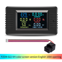 قارئ الفولتية والتيار والفولتية المتناوبة من 80 الى 280 فولت و 100 امبير مع ملف مفتوح image