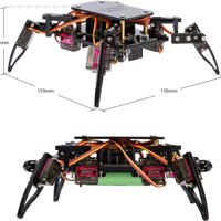 كت روبوت سبايدر من 4 ارجل مع متحكم لربطه بالانترنت image