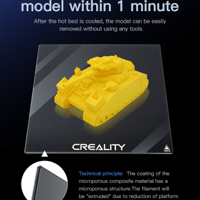 بيد زجاج للطابعات من شركة كريالتي حجم 235*235*4ملم image