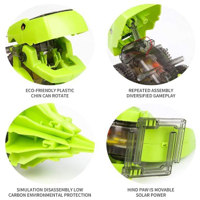 كت تعليمي لبناء ديناصور و 2 اشكال مختلفة تعمل على الطاقة الشمسية image