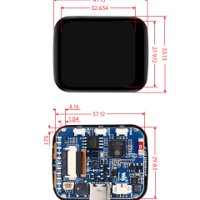 شاشة لمس مع متحكم اي اس بي 32 النسخة الثالثة مربوطين بشكل مدمج image