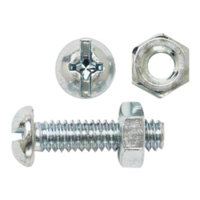 برغي مع نت حجم 3 ملم وطول 10 ملم image