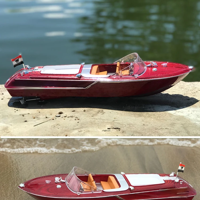 زورق مائي سريع مع التحكم بالريموت image