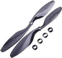 زوج مراوح كاربون فايبر حجم 12 انج بزاوية 4.5 درجة image